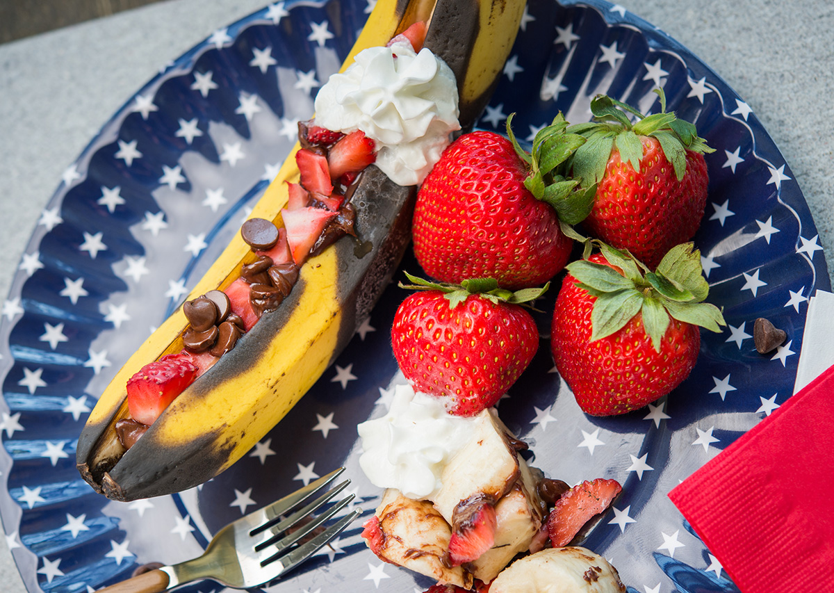 Grilled Banana Splits Recipe Foreman
